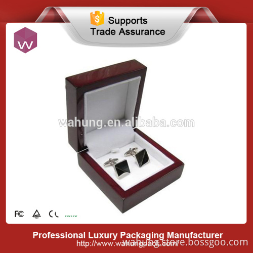 Luxury wooden box for cufflink for men (WH-0301)